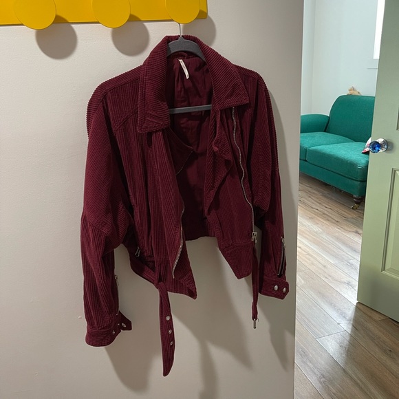 Free people  corduroy slouchy dolman jacket xs - Picture 5 of 11